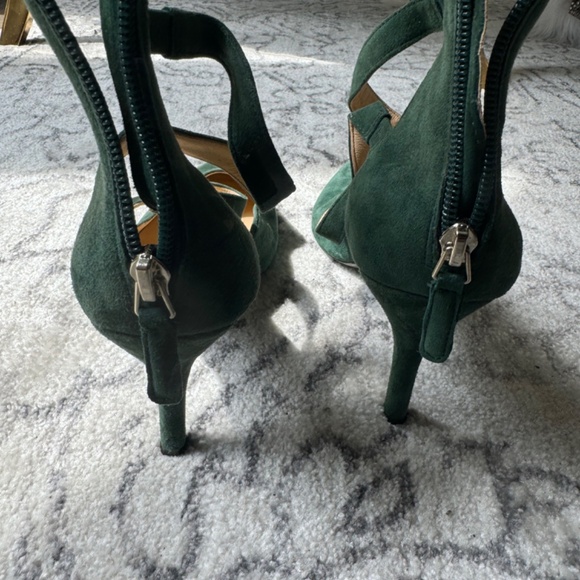 Green Nine West Heels Sz 12 - Picture 10 of 10
